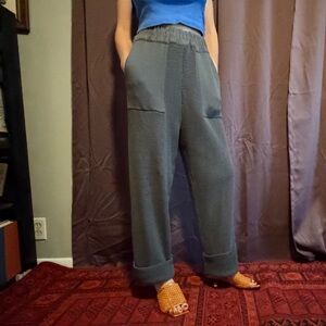Free people beach knit sweater pants